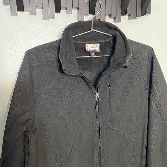 Womens Outdoor Jacket Large Dark Gray Full-Zip - Picture 1 of 12